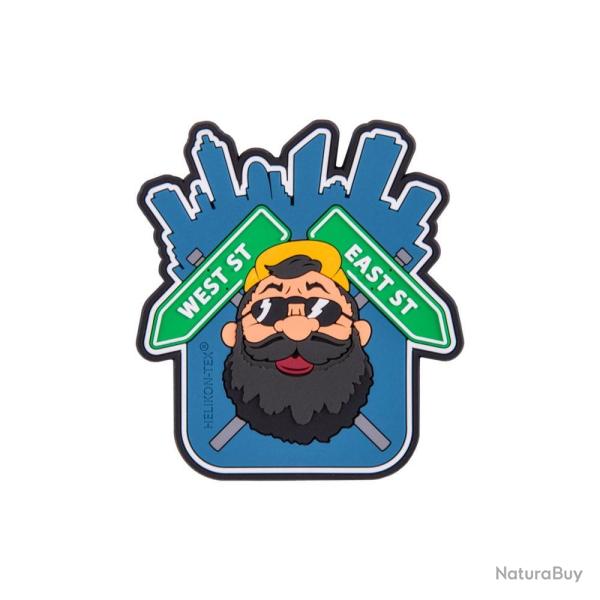 Patch Beardman URBAN - PVC / Bleu - Helikon