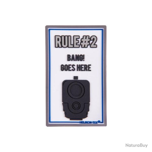 Patch Rule#2 - PVC / Blanc - Helikon