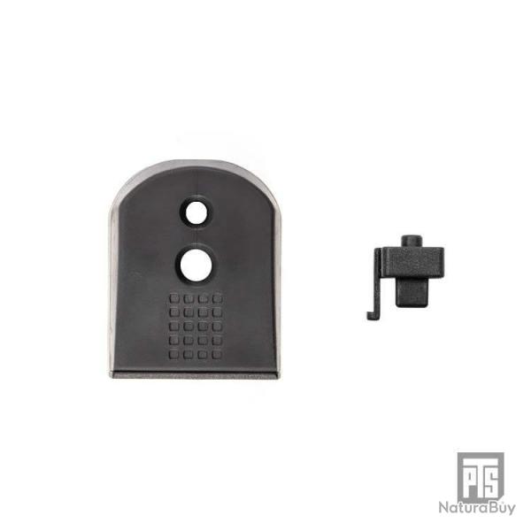 Set de 3 talons de chargeur Shockplate� pour Hi-Capa Marui GBB - Noir - PTS