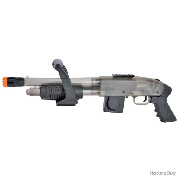 Fusil � pompe Mossberg Chainsaw Spring - Noir - Cybergun