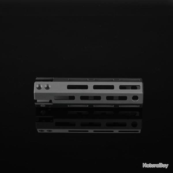 Garde-main court pour SRS A2 - Aluminium / Noir - Silverback