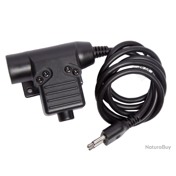 PTT type U94 - Connectique ICOM / Noir - WADSN