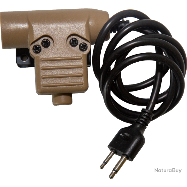 PTT type U94 - Connectique ICOM / Dark Earth - WADSN