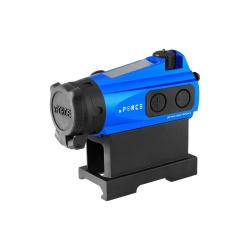 Viseur point rouge solaire XTSP avec mount Low QD - Bleu - JJ Airsoft