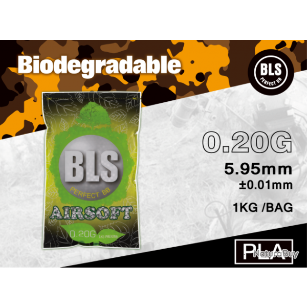 Sachet de billes BIO 0,20g - 1kg / Blanc - BLS