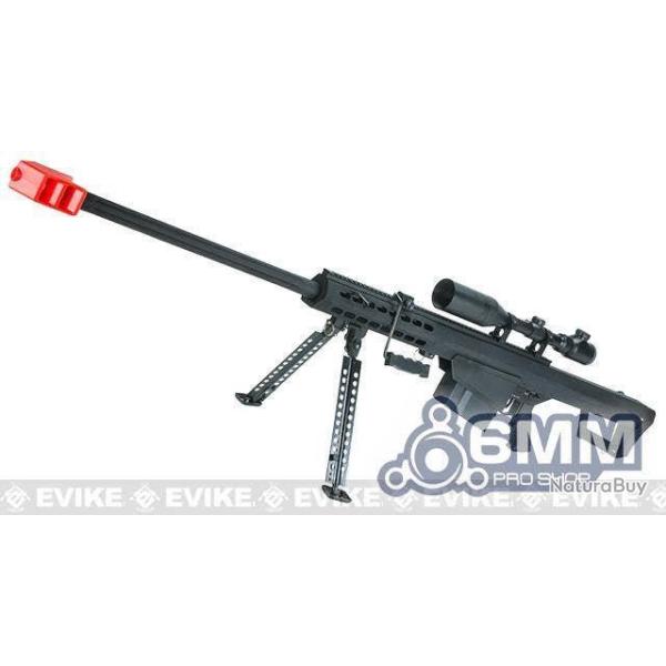 Barrett M82A1 Spring - Noir - 6mmProShop/Snow Wolf
