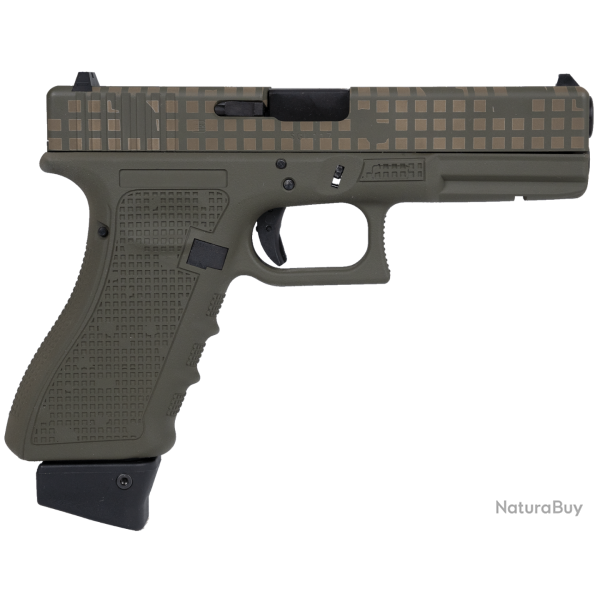 �dition Limit�e Glock 17 Gen.4 GBB CO2 - Night Desert - Evike Custom X Cybergun/VFC