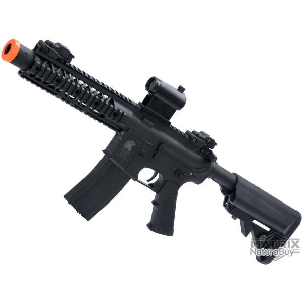 M4 RIS Stubby 8" Sportsline AEG - Noir - Matrix/S&T