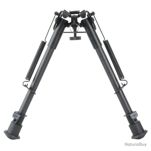 Bipied Spring 22,86-34,29cm - Fibre de Carbone / Metal / Noir - Vector Optics