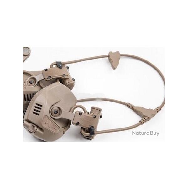 Set de bras pour casque RAC - Dark Earth - FCS/FMA