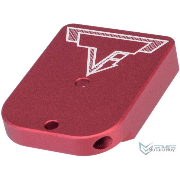 Talon de chargeur Taran Tactical pour Hi-Capa GBB - Avec port de chargement / Aluminium / Rouge - EM