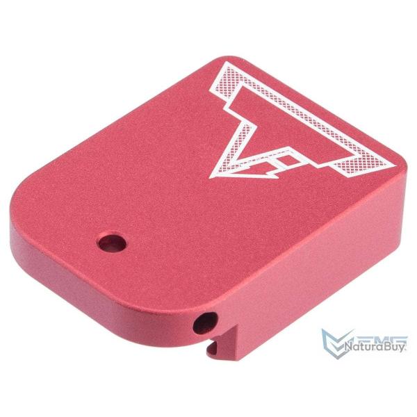 Talon de chargeur Taran Tactical pour Hi-Capa GBB - Sans port de chargement / Aluminium / Rouge - EM
