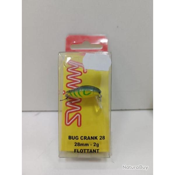 !! Leurre SWIMY BUG CRANK 28 COL: C2027 !!