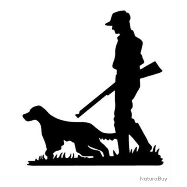 1 autocollants au choix winchester , browning cerf chien chasseur ect... . B