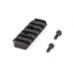 Rail Picatinny pour pince canon Tactical - TONI SYSTEM - Noir