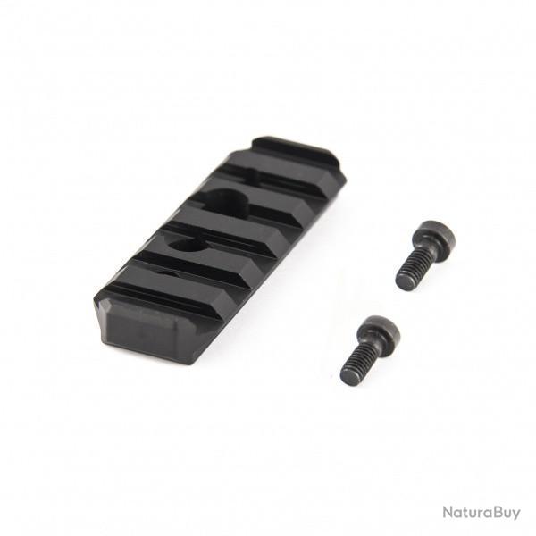 Rail Picatinny pour pince canon Tactical - TONI SYSTEM - Noir