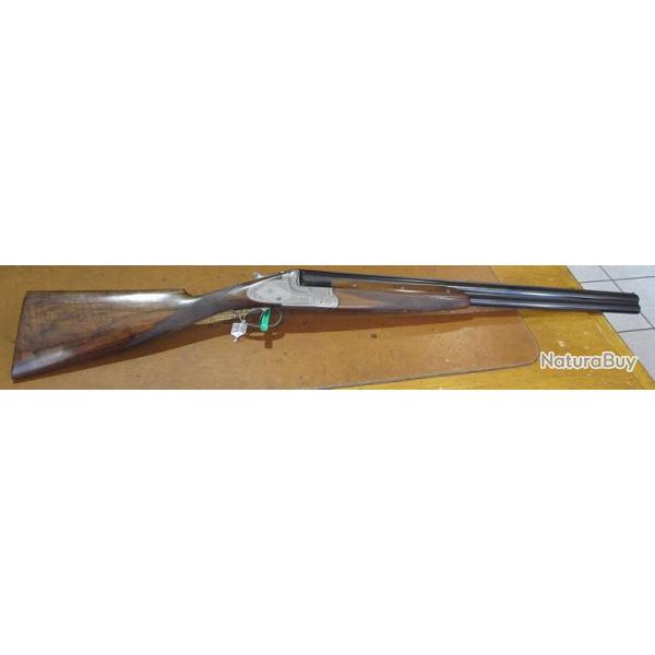 Fusil Superpos�, cal 12/70 Artisanal belge a fausse platine, a ejecteurs super etat