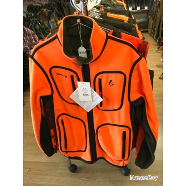 Veste de chasse polaire r�versible Somlys 487 TAILLE XL