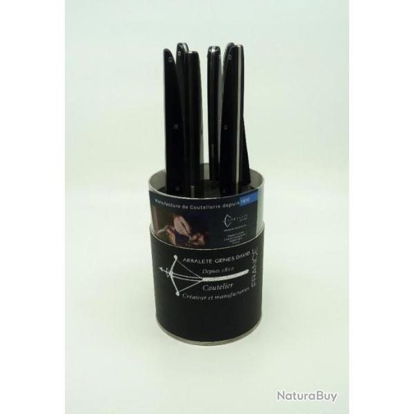 SET DE 6 COUTEAUX DE TABLE ARBALETE GENES DAVID