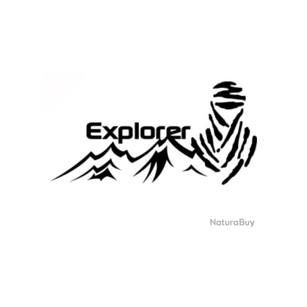 Autocollants Explorer  d�co voiture camping car ou autres noir ou blanc !