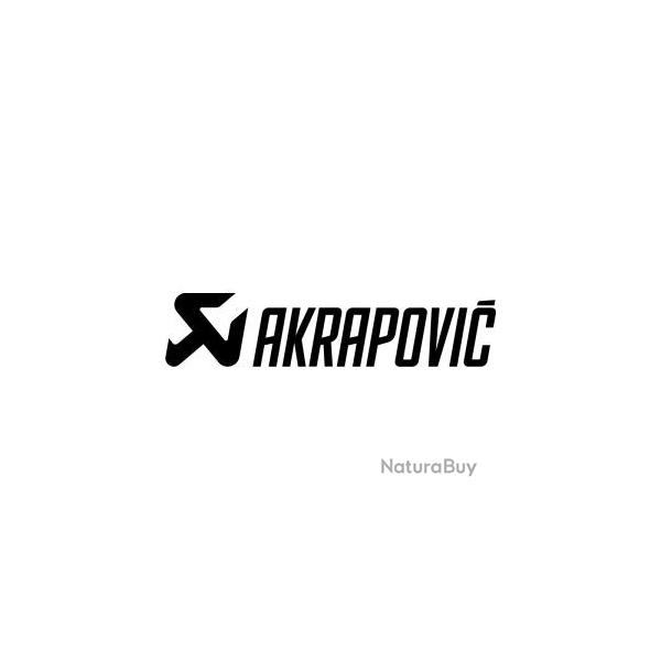 Autocollants  AKRAPOVIC possible autre motif voiture ou  autres noir ou blanc ! A