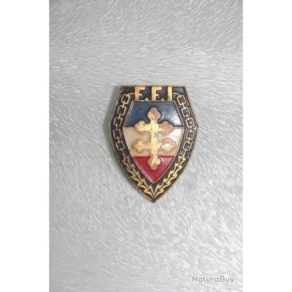 INSIGNE DE LA 1944 -------------- FORCES  INTERIEURS  FRANCAIS  --------------- PEINT --------------