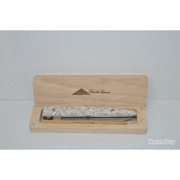 Couteau Manche en Coquille d'huitres de Charles Canon