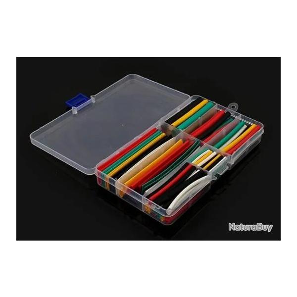 Lot 140 gaines thermo rtractables couleurs