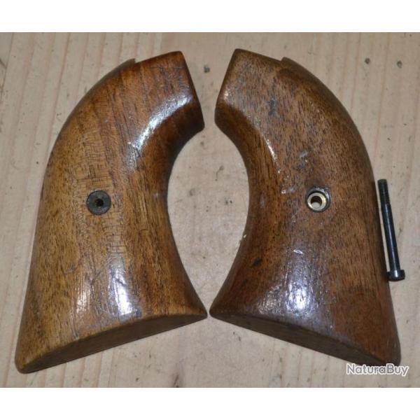 Paire de Plaquettes pour Replique Revolver Poudre Noire-Remington .44?