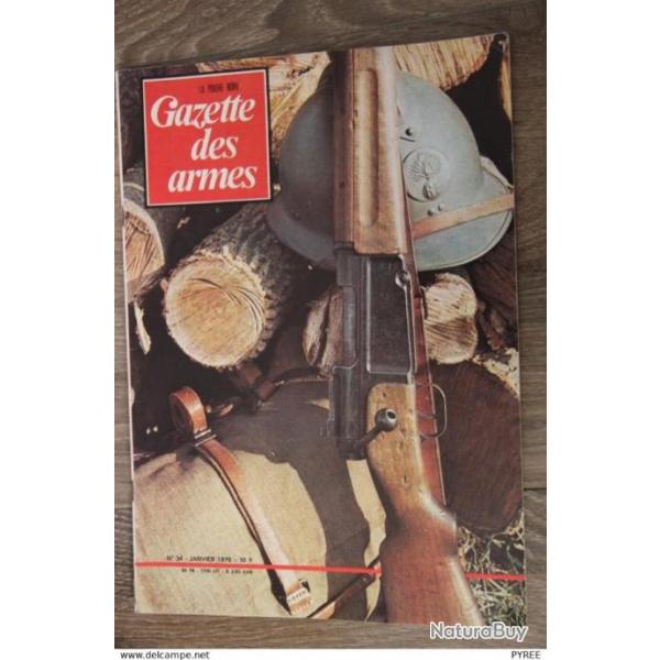 GAZETTE DES ARMES N 34 1976 NAMBU COLT DRAGOON MAS 36