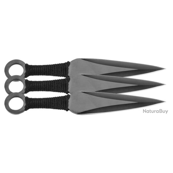 Ensemble de 3 Kunai 15 cm