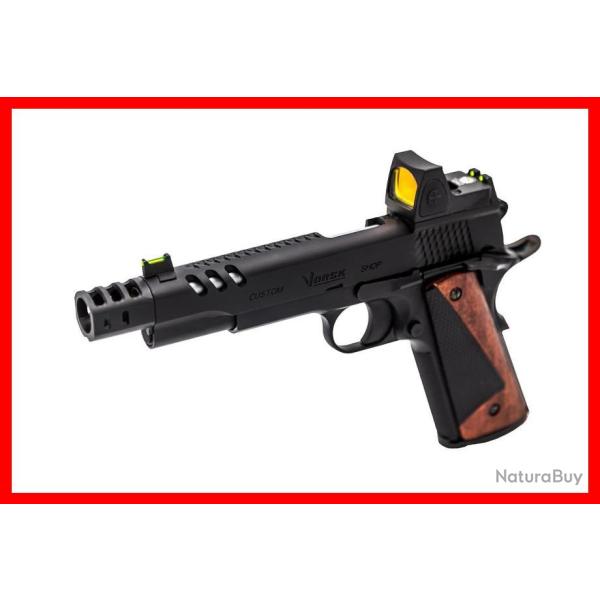 PACK GBB GAZ VORSK CS DEFENDER PRO MEU NOIR + BDS + 2 CHARGEURS