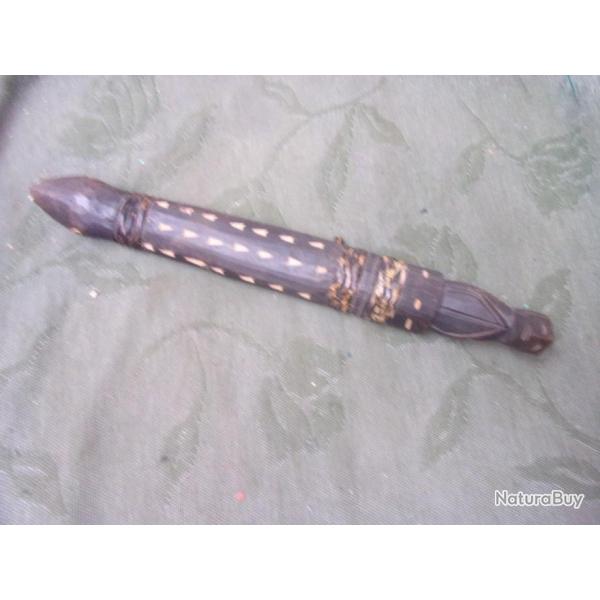 couteau africain 28 cm fourreau sculpt