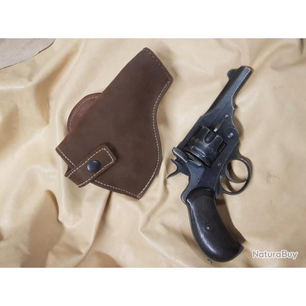 Holster en cuir pour revolver webley cal 455 - 4 pouces
