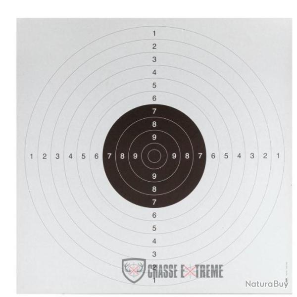 100 Cartons Cibles 53 X 53 cm C50 Blanc