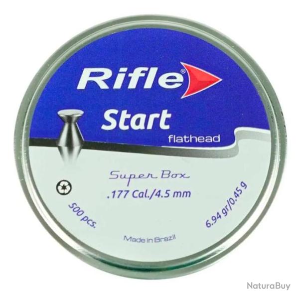 Plombs t�te plate 4.5 Rifle Start  EXCLUSIVITE !!