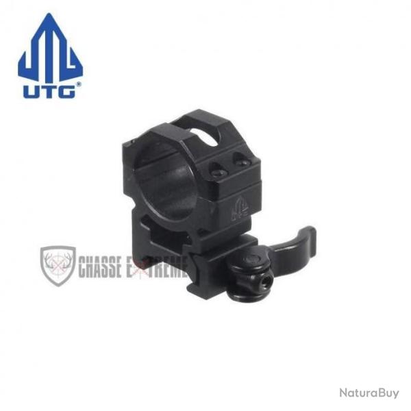 Collier de Montage Medium Attache Rapide UTG 21 mm Picatinny Weaver 25.4 mm