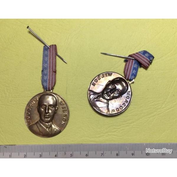 USA 1�re GM - �TATS-UNIS - �PINGLETTE DE BIENVENUE AUX TROUPES AM�RICAINES 1917