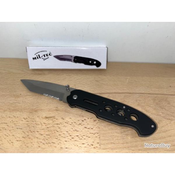 Couteau Mil-Tec TANTOO noir