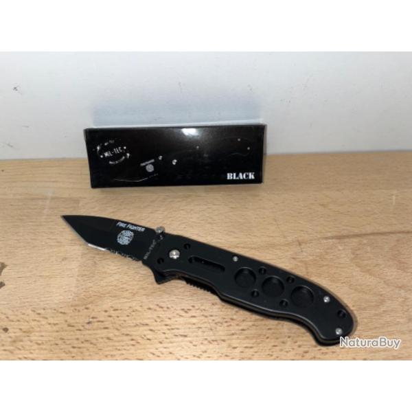 Couteau Fire Fighter noir