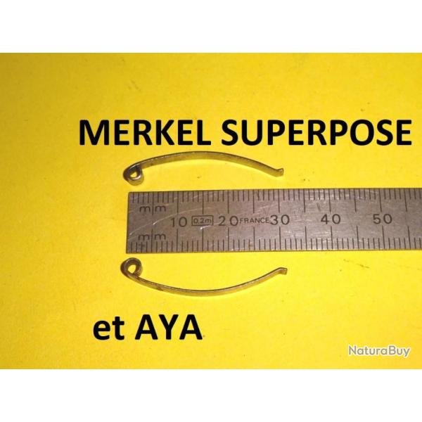 paire ressorts rappel armeur fusil MERKEL 201 superpos� et AYA superpos� - VENDU PAR JEPERCUTE