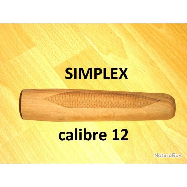 devant bois NEUF fusil SIMPLEX calibre 12 MANUFRANCE - VENDU PAR JEPERCUTE (D23B189)