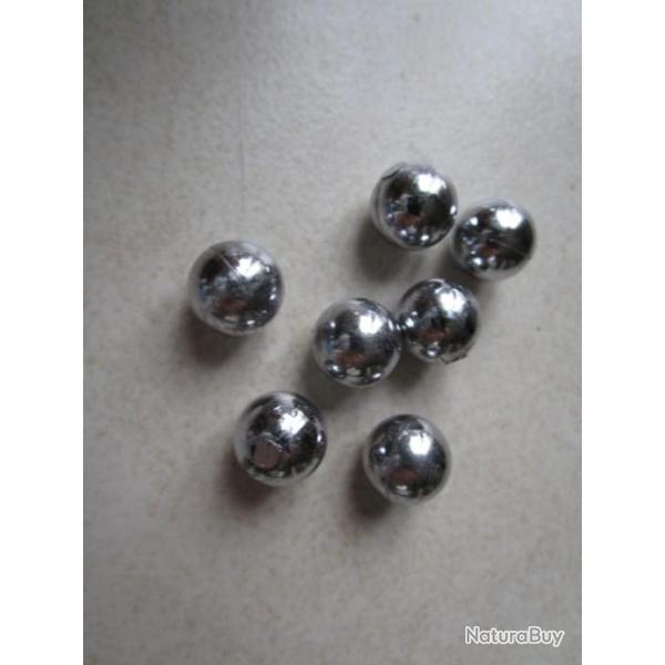 50 balles rondes en plomb cal. 50 (.495)