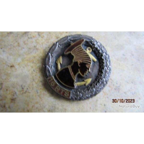 Insigne 16e R.T.S. r�giment tirailleurs  DPNice Beranger Indochine Extr�me orient
