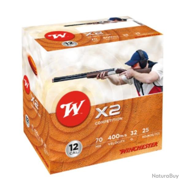 Cartouche Winchester X2 Cal. 12 70 24 g Par 5