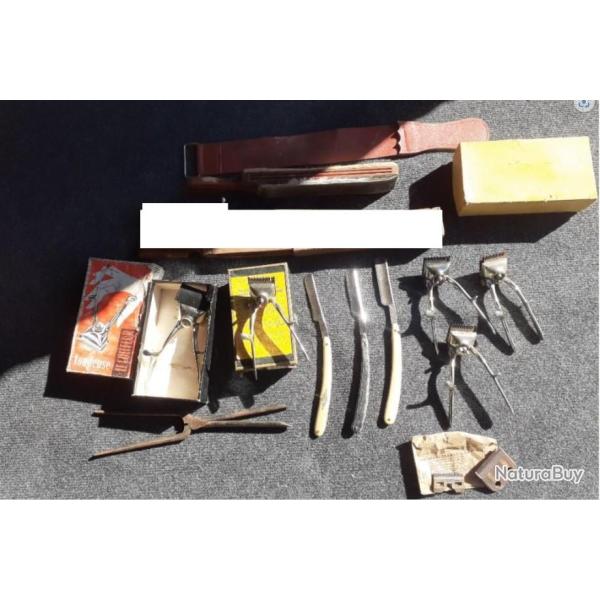 lot coiffeur barbier vintage