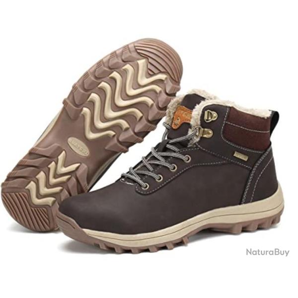 Chaussures de montagne imperm�able antid�rapante - Marron - Livraison gratuite et rapide