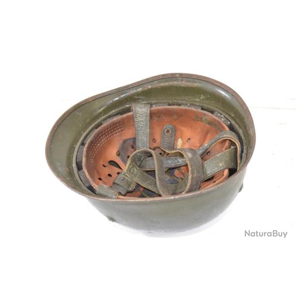 Casque de parachutiste Allemand (Allemagne de l'Ouest) modle 1A1 LL annes 1960. Luftlandetruppen