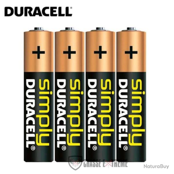 Piles Alcalines AAA LR03 1,5 Volt DURACELL