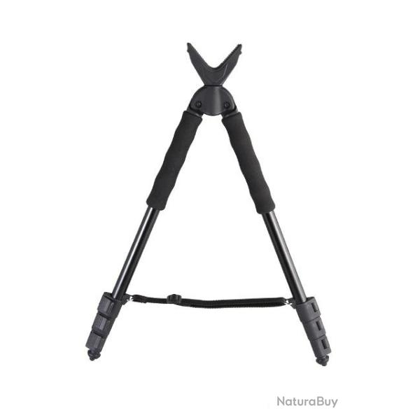 BIPOD DE TIR SCOUT B62 - CHASSE - PIVOTE � 360� - GRANDE STABILIT�